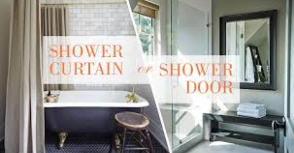 shower curtains vs. shower doors